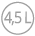 Longueteau - Rhum blanc - Cubi - 4,5L - 40°