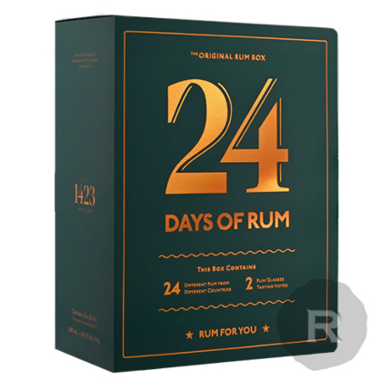 Calendrier de l'Avent - 24 days of Rum - Edition 2022 - 24 x 2cl - 48cl -  43,7°