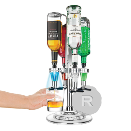 Le distributeur de boissons rotatif à LED Final Touch : ingénieux