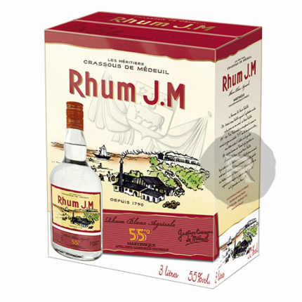 Le rhum blanc JM en cubi : un alcool de qualité