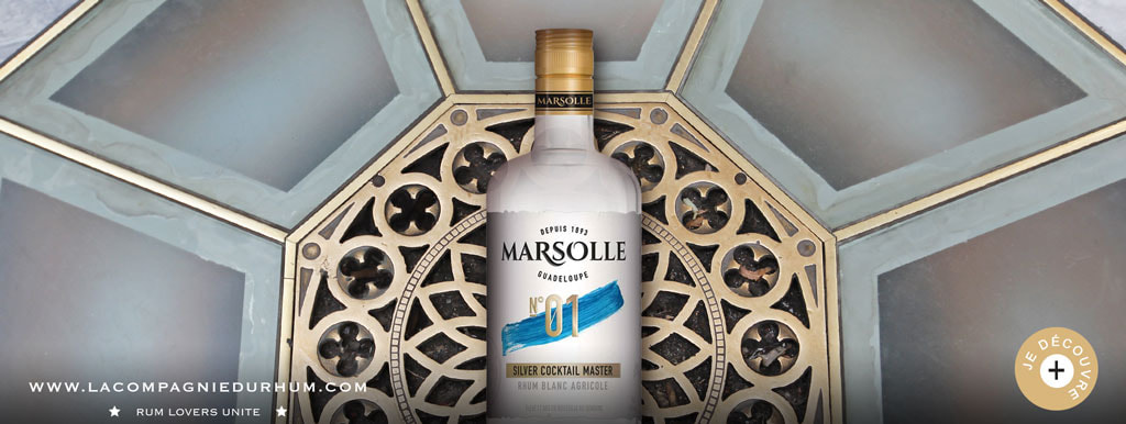 MARSOLLE - RHUM BLANC - SILVER - N°1 - 70CL - 43°