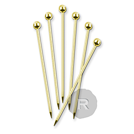 Lot de 16 pics à cocktail en acier inoxydable réutilisables pour martini olives Lot de 16 pics à cocktail en acier inoxydable réutilisables pour martini olives
