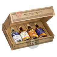 Depaz - Coffret découverte - 4 mignonnettes - Blanc - Vieux - VSOP - XO - 20cl - 45°
