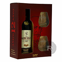 Abuelo - Rhum hors d'âge - 12 ans - Coffret 2 verres - 70cl - 40°