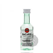 Bacardi - Rhum blanc - Carta Blanca - Mignonnette - 5cl - 40°