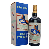 Corman Collins - Rhum hors d'âge - Navy - Full Strength - 2018 - 70cl - 52,3°