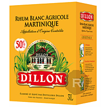 Dillon - Rhum blanc - Cubi - 3L - 50°