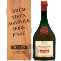 Dillon - Rhum hors d'âge - Grenadier - XO - Magnum - Edition limitée - Coffret bois - 1,5L - 43°