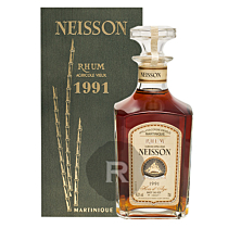 Neisson - Rhum hors d'âge - Millésime 1991 - Brut de fût - Carafe 250 ex - 70cl - 46,3°