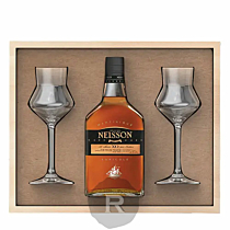 Neisson - Rhum hors d'âge - Le Rhum XO par Neisson - Coffret 2 verres et plateau - 70cl - 48,5°