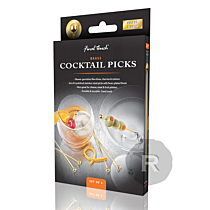 Final Touch - Piques à cocktail x 6 - Finition laiton