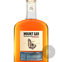 Mount Gay - Rhum hors d'âge - Exceptionnally aged - 15 ans - 70cl - 43°