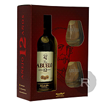 Abuelo - Rhum hors d'âge - 12 ans - Coffret 2 verres - 70cl - 40°