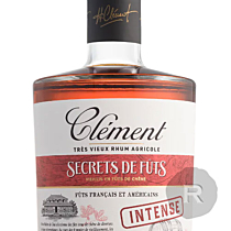 Clément - Rhum vieux - Secrets de Fûts - Intense - 70cl - 41,4°