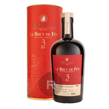 Distillerie Montebello, Rhum Vieux 6 ans Guadeloupe Rhum 70cl