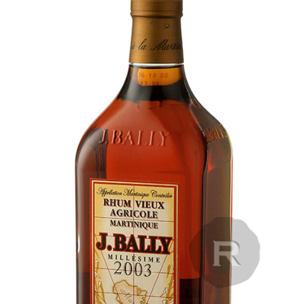 J バリー ミレジム 2003　J.Bally Millesime 2003 Le rhum Bally Millésime 2003 : le témoin d'une époque