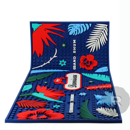 Tapis De Bar « It's 5:00 Somewhere » - 30,5 X 45,7 Cm - Ultra Absorbant, Antidérapant & Fun Pour Bar & Coin Café Maison