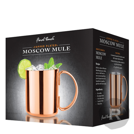 Vezato Verre Moskau Mule [500ml] - Verre en cuivre pour Moskau Mule