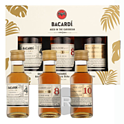 Bacardi - Coffret Discovery - 3 minis - Cuatro, Ocho, Diez - 30cl - 40°