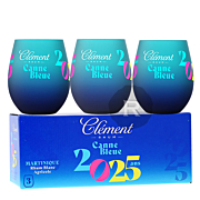 Clément - Verres Canne Bleue 2025 - 39cl x 3