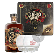 The Demon's Share - Rhum épicé - 12 ans - Coffret 2 verres - 70cl - 41°