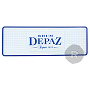Depaz - Tapis de bar - Blanc - 57cm x 19,7cm