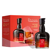 Dictador - Rhum hors d'âge - 12 ans Solera - Coffret 2 verres - 70cl - 40°