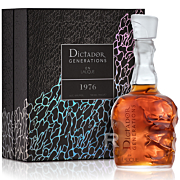 Dictador - Rhum hors d'âge - Générations - Millésime 1976 - Carafe Lalique - 73cl - 43°