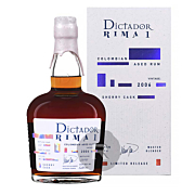 Dictador - Rhum hors d'âge - Rima - Sherry Cask - 2006 - 70cl - 44°