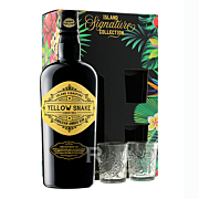 Yellow Snake - Rhum vieux - Jamaican premium amber rum - Coffret 2 verres - 70cl - 40°