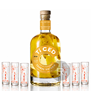 Les Rhums de Ced Ti Ced - Lot de 3 Ananas Victoria + 6 verres Ced offerts - 210cl - 32°