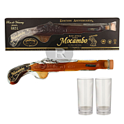 Mocambo - Rhum hors d'âge - 10 ans - Pistol - Coffret 2 verres - 20cl - 40°