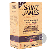 Saint James- Rhum ambré - ESB - Royal ambré - Cubi - 2L - 40°