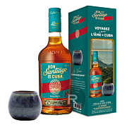 Santiago de Cuba - Rhum hors d’âge - 8 ans - Coffret 1 verre - 70cl - 40°