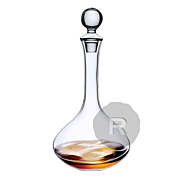 Verrerie - Carafe - Château - Bouchon soufflé - 1,25L