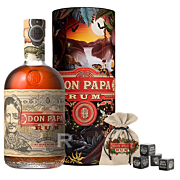 Don Papa - Rhum hors d'âge - Single Island - 4 Glaçons de dégustation - 70cl - 40°