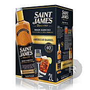 Saint James - Rhum ambré - American Barrel - Cubi - 2L - 40°