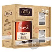 Depaz - Rhum vieux - Plantation - Coffret 2 verres - 70cl - 45°