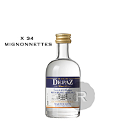 Depaz - Rhum blanc - Mignonnettes x 34 - 1,7L - 45°