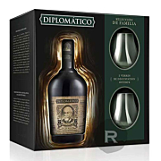 Diplomatico - Rhum hors d'âge - Seleccion de Familia - Coffret 2 verres - 70cl - 43°