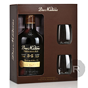 Dos Maderas - Rhum hors d'âge - PX - 5+5 - Coffret 2 verres - 70cl - 40°