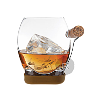 Final Touch - Verre à whisky avec porte cigare - 42cl