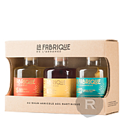 La Fabrique de l'Arrangé - Rhum arrangé - Coffret 3 x 20cl - Ananas - Passion - Mangue - 60cl - 32°