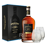 Appleton Estate - Rhum hors d'âge - Rare Casks - 12 ans - Coffret 2 verres - 70cl - 43°