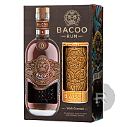 Bacoo - Rhum hors d'âge - 11 ans - Coffret verre Tiki - 70cl - 40°