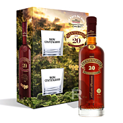 Centenario - Rhum hors d'âge - 20 ans - Coffret 2 verres - 70cl - 40°