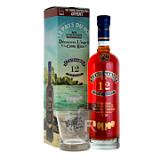 Centenario - Rhum hors d'âge - Gran Legado - 12 ans - Coffret 1 verre - 70cl - 40°