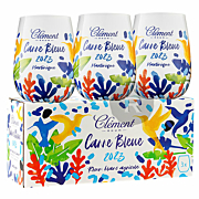 Clément - Verres Canne Bleue 2023 - 39cl x 3