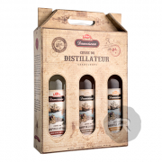 Damoiseau - Coffret 3 Rhums - Cuvée du distillateur - Blanc, Ambré, Vieux - 2,1L - 45,66°