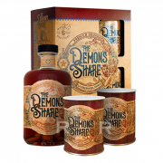 The Demon's Share - Rhum épicé - 6 ans - Coffret 2 verres - 70cl - 40°